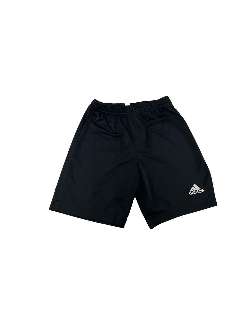 Adidas Youth Black Athletic Shorts Size 11-12Y Training Soccer Gym Performance